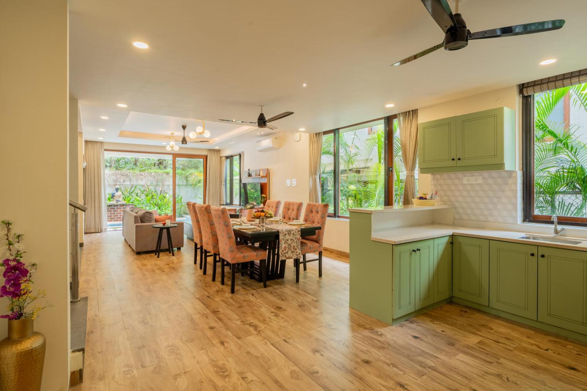 Elivaas 3 Bhk Pvt Pool & Bar - Villa Valerie Oxel Exterior photo